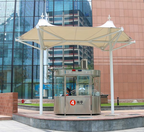 tensile kiosks structures