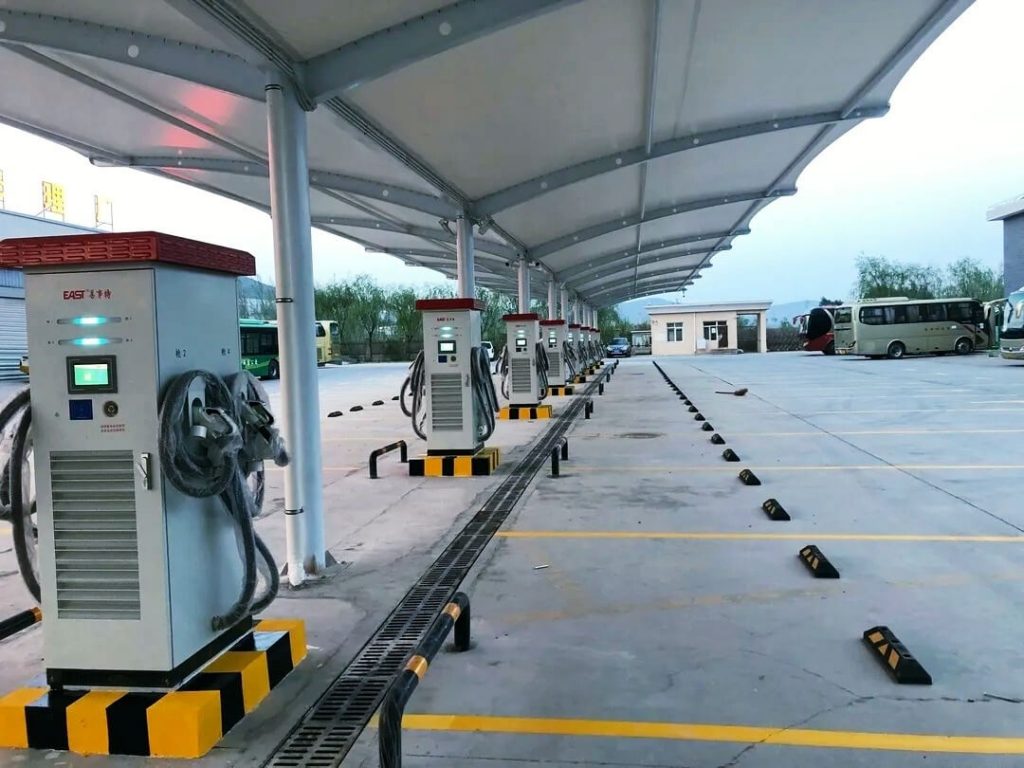 carports for vehicles charging station
