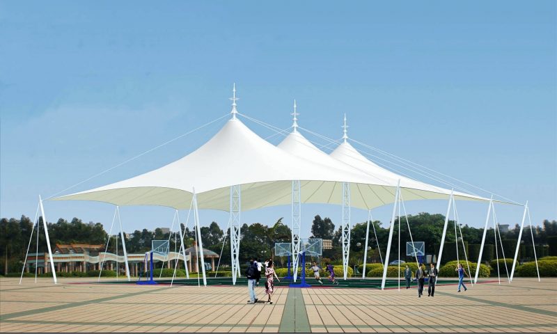 landscape tensile membrane structure