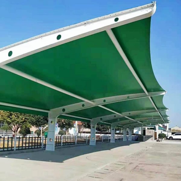 tensile car parking shades