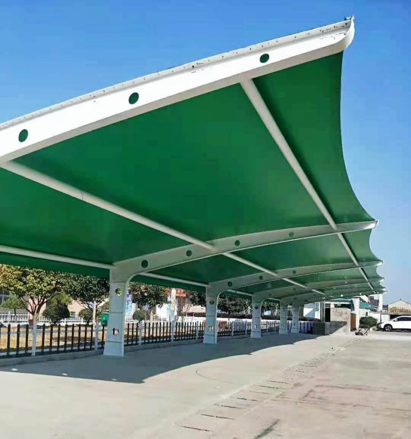 tensile car parking shades