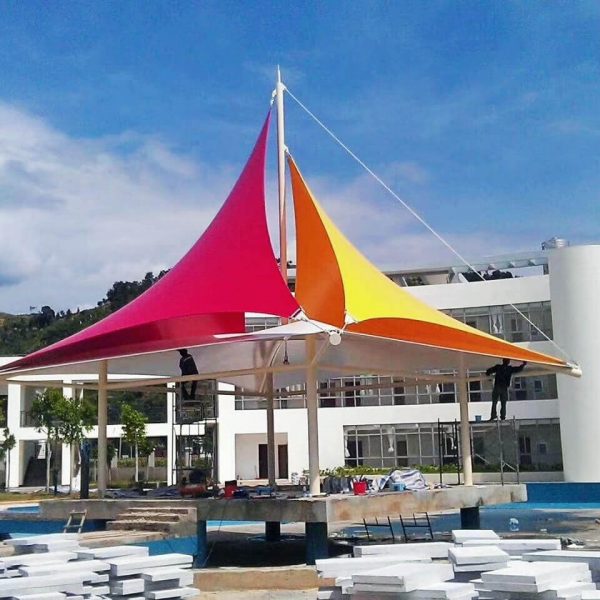 tensile shade structure