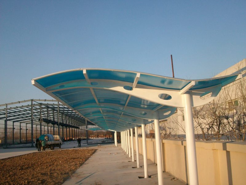 Waterproof steel carport