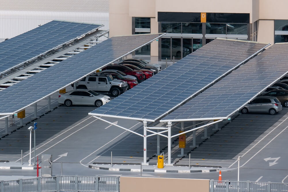 solar energy parking carport