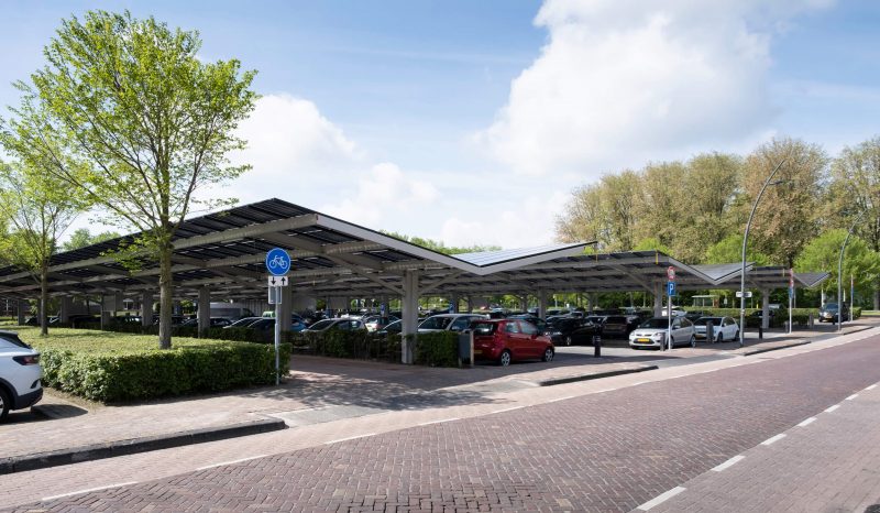 solar panel charging shed