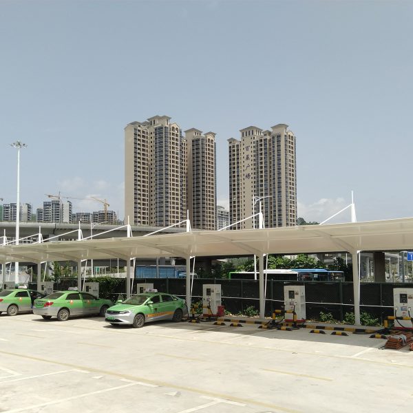 vehicles charging station canopy