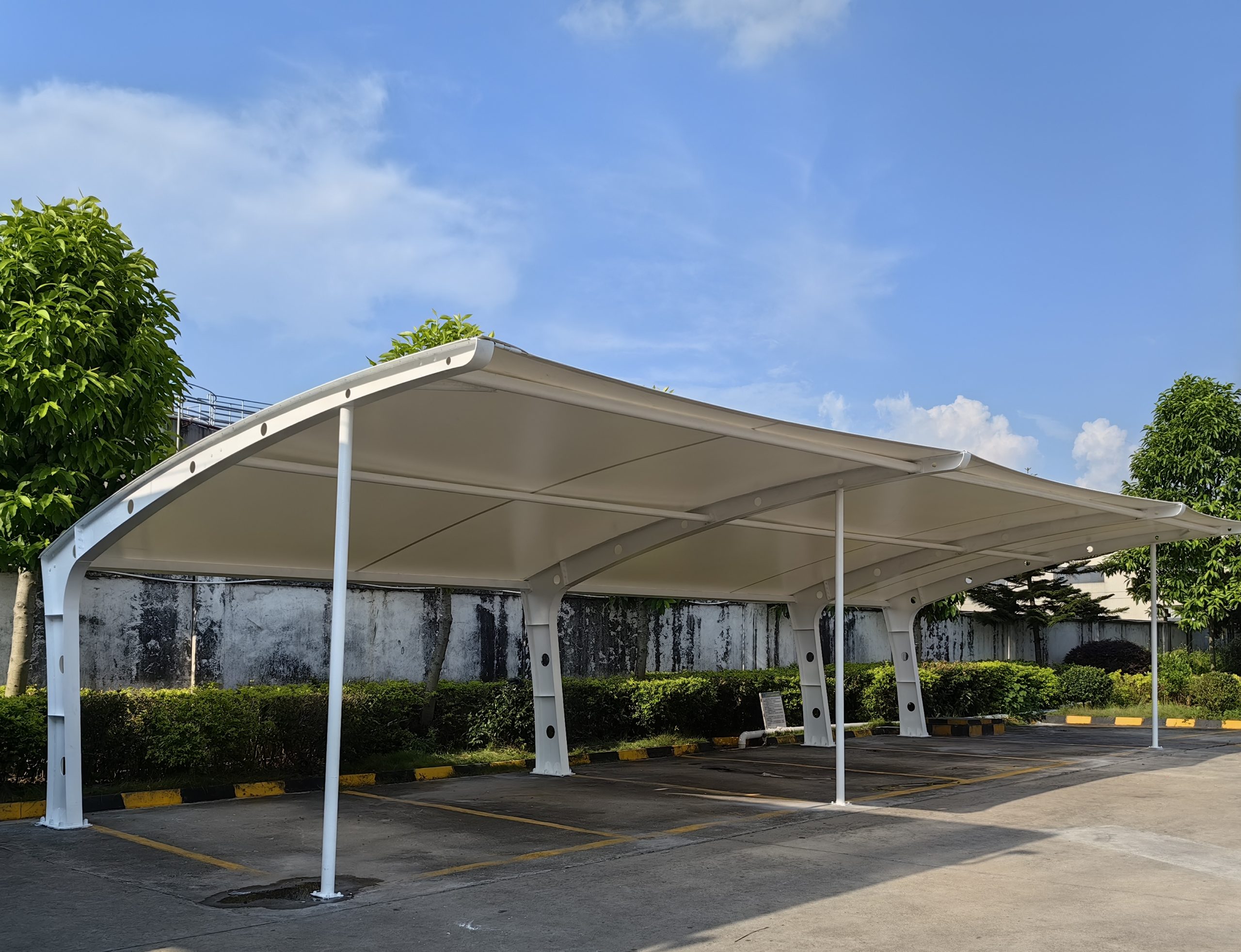 Carport de membrana